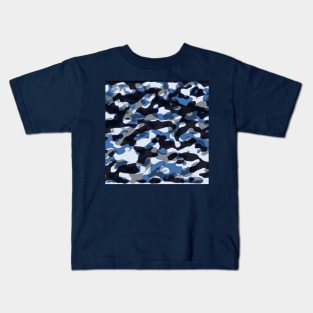 Army Design - Navy Blue Kids T-Shirt